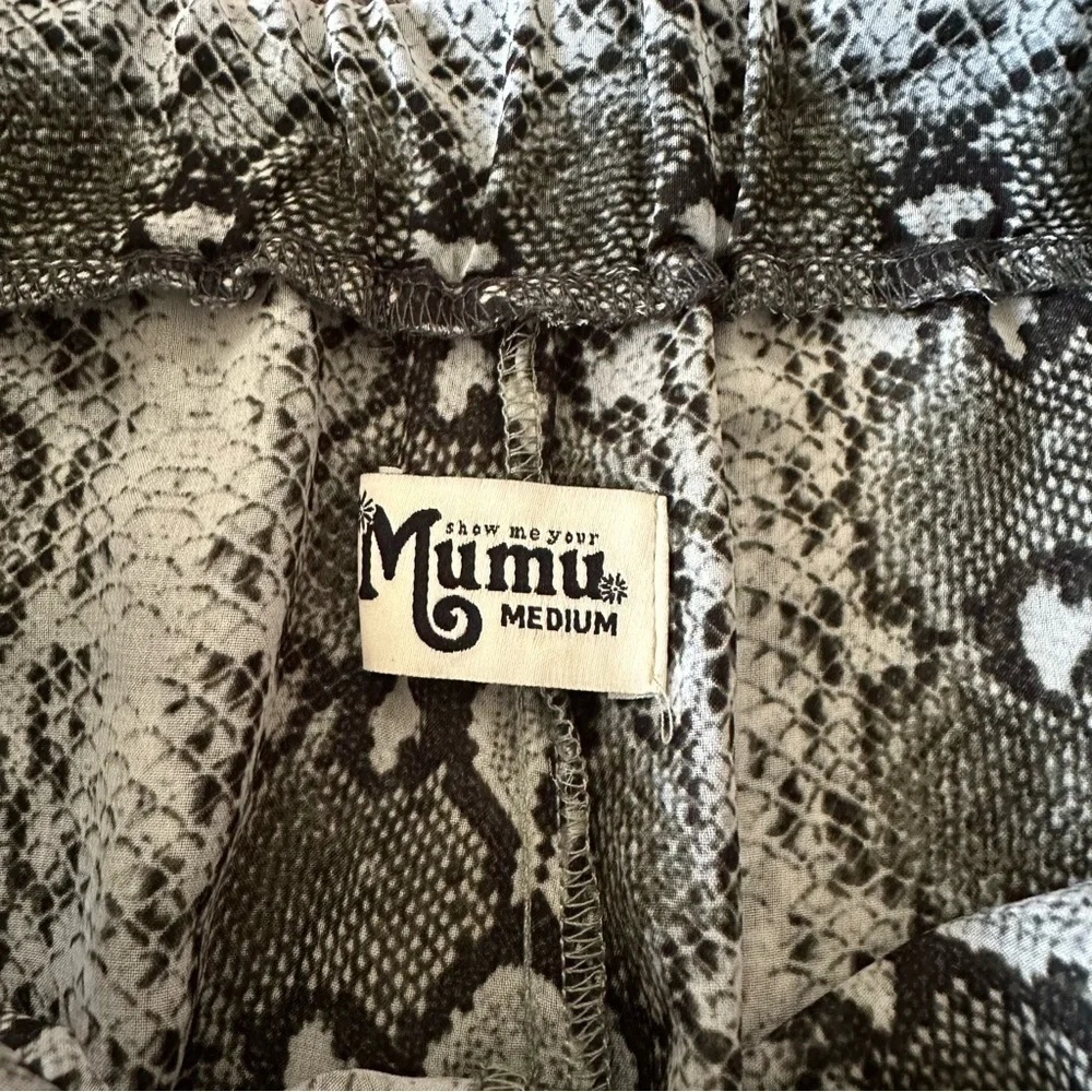 Show Me Your Mumu Carlos Swing Shorts Snake Print
